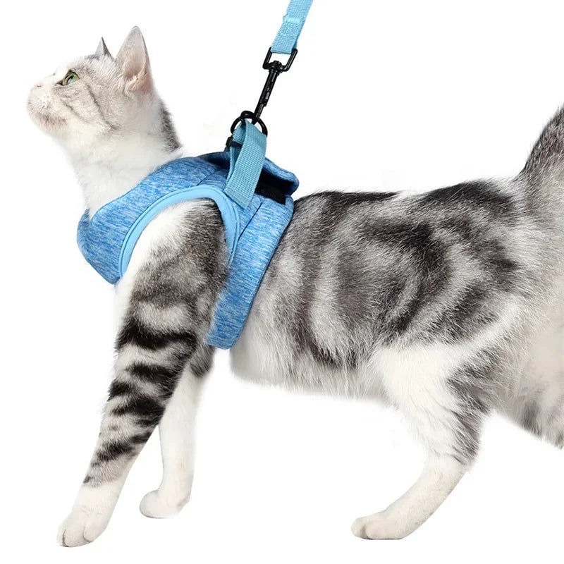 Adjustable Anti-Escape Cat Harness - Soft & Breathable Vest