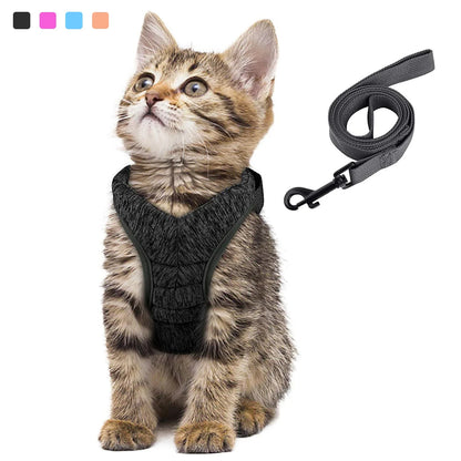 Adjustable Anti-Escape Cat Harness - Soft & Breathable Vest