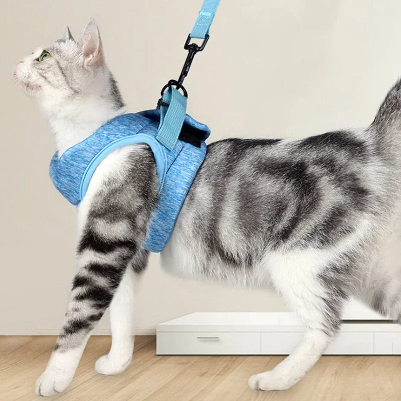 Adjustable Anti-Escape Cat Harness - Soft & Breathable Vest