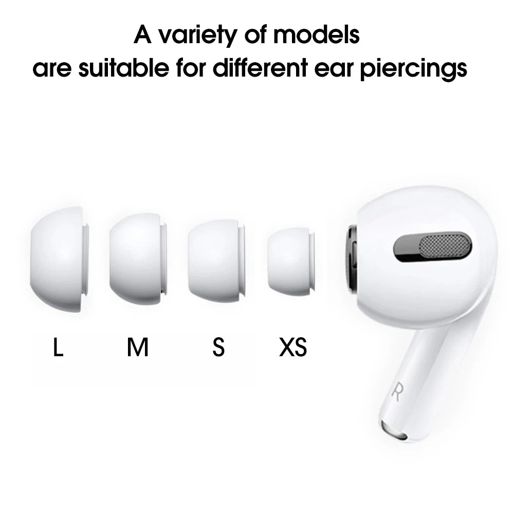 Soft Silicone Ear Tips for AirPod Pro - Noise Cancelling